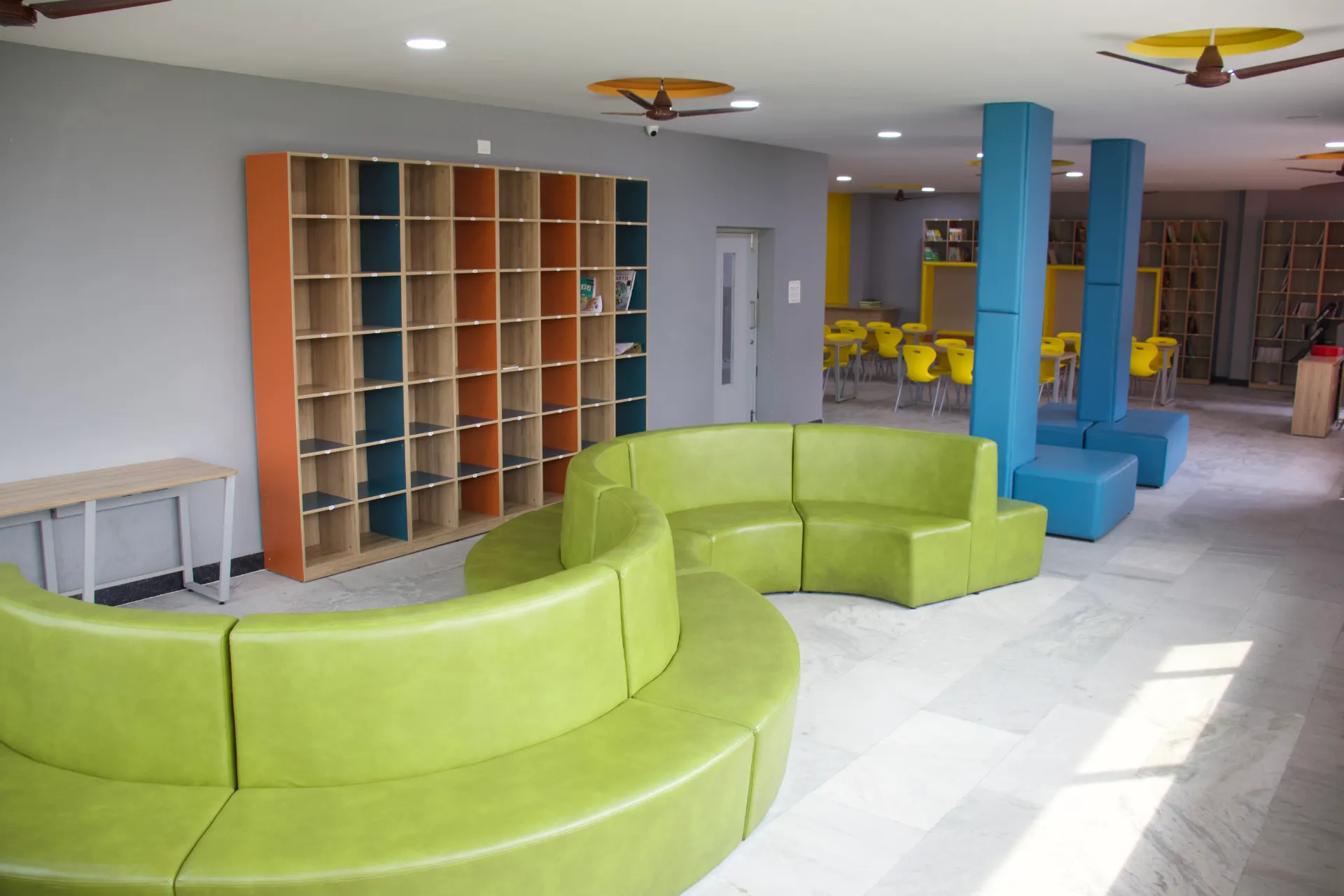 School library at Brigade Public School, Gurramguda campus