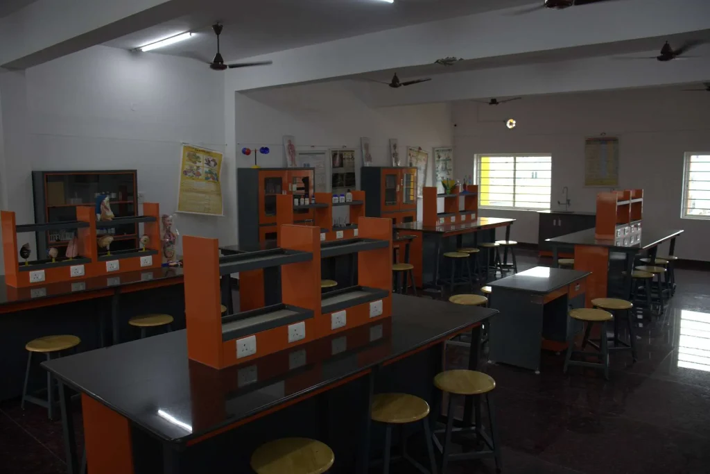 Science lab at Brigade Public School, Gurramguda campus
