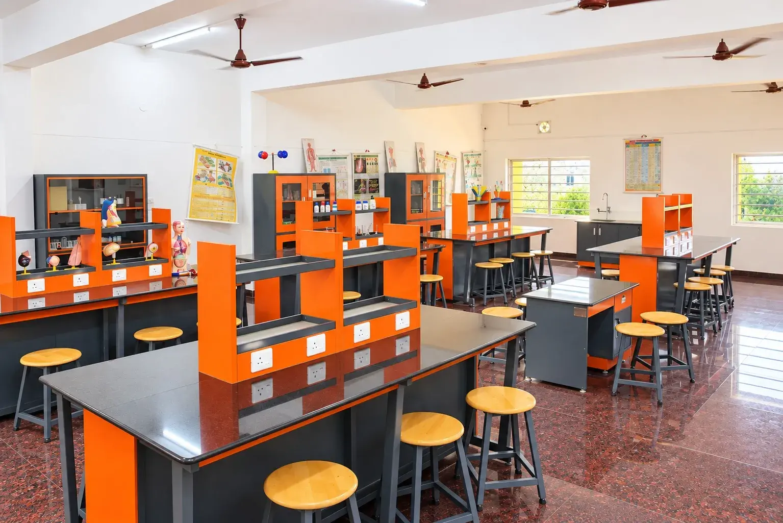 Science lab at Brigade Public School, Gurramguda campus